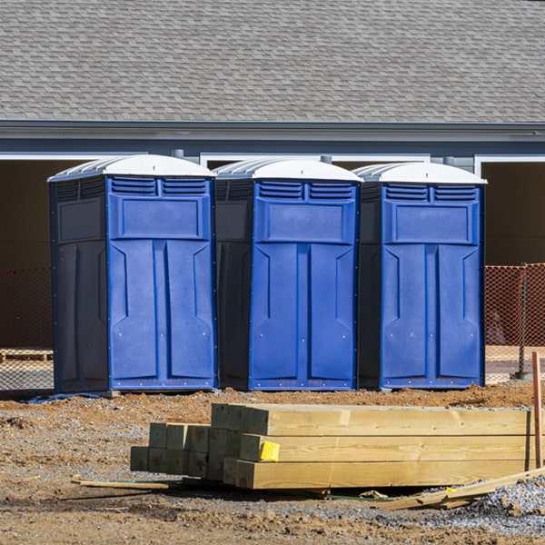 how do you ensure the portable toilets are secure and safe from vandalism during an event in Marion IL